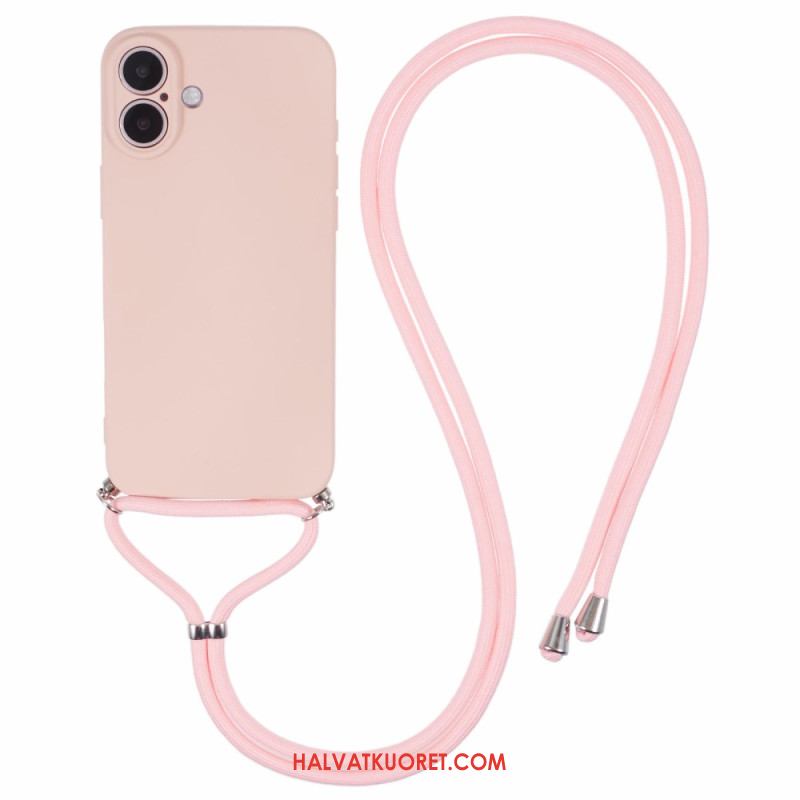 Case iPhone 16 Plus Puhelinkuoret Silikonijohdolla