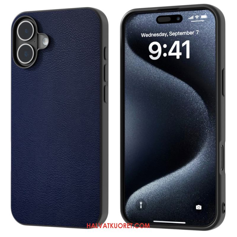 Case iPhone 16 Puhelinkuoret Nahkaefekti