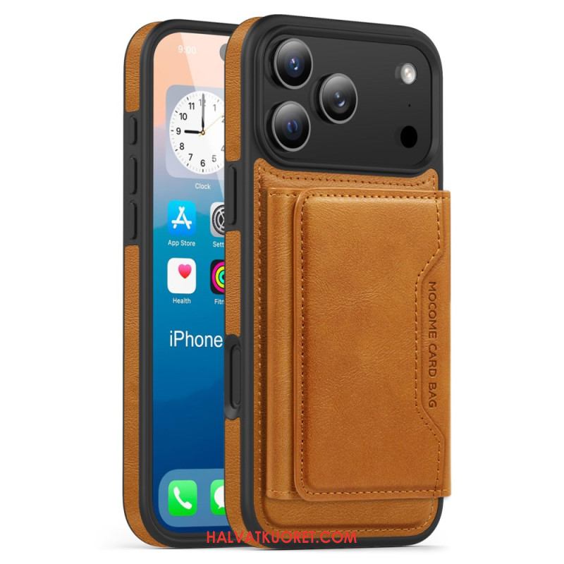 Case iPhone 17 Pro Puhelinkuoret Magsafe Premium Irrotettavalla Kortilla Pidike