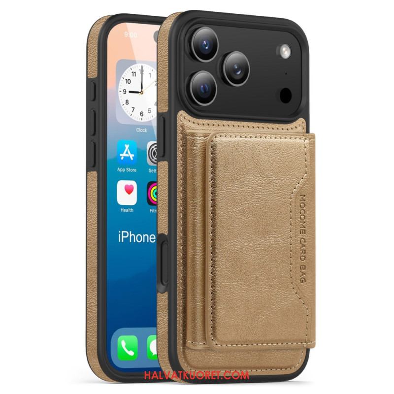 Case iPhone 17 Pro Puhelinkuoret Magsafe Premium Irrotettavalla Kortilla Pidike