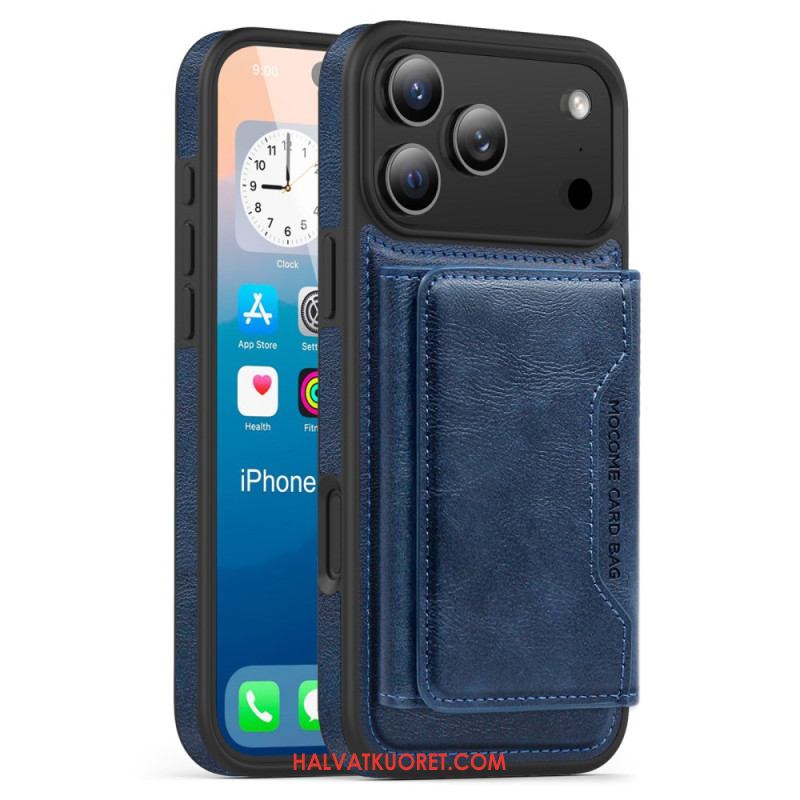 Case iPhone 17 Pro Puhelinkuoret Magsafe Premium Irrotettavalla Kortilla Pidike