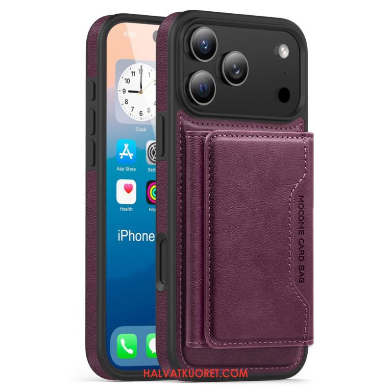 Case iPhone 17 Pro Puhelinkuoret Magsafe Premium Irrotettavalla Kortilla Pidike