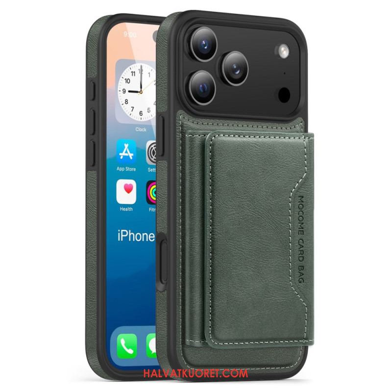 Case iPhone 17 Pro Puhelinkuoret Magsafe Premium Irrotettavalla Kortilla Pidike