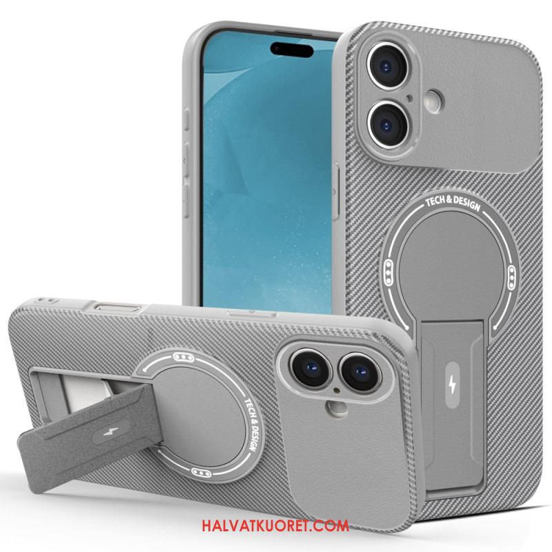 Case iPhone 17 Puhelinkuoret Erittäin Kestävä Ja Sisäänrakennettu Jalusta