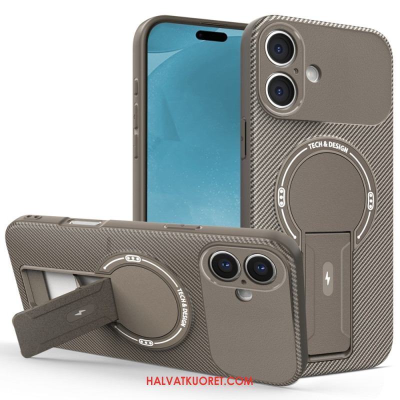 Case iPhone 17 Puhelinkuoret Erittäin Kestävä Ja Sisäänrakennettu Jalusta