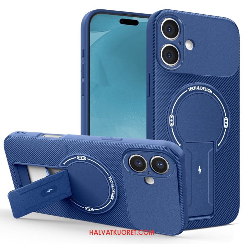 Case iPhone 17 Puhelinkuoret Erittäin Kestävä Ja Sisäänrakennettu Jalusta