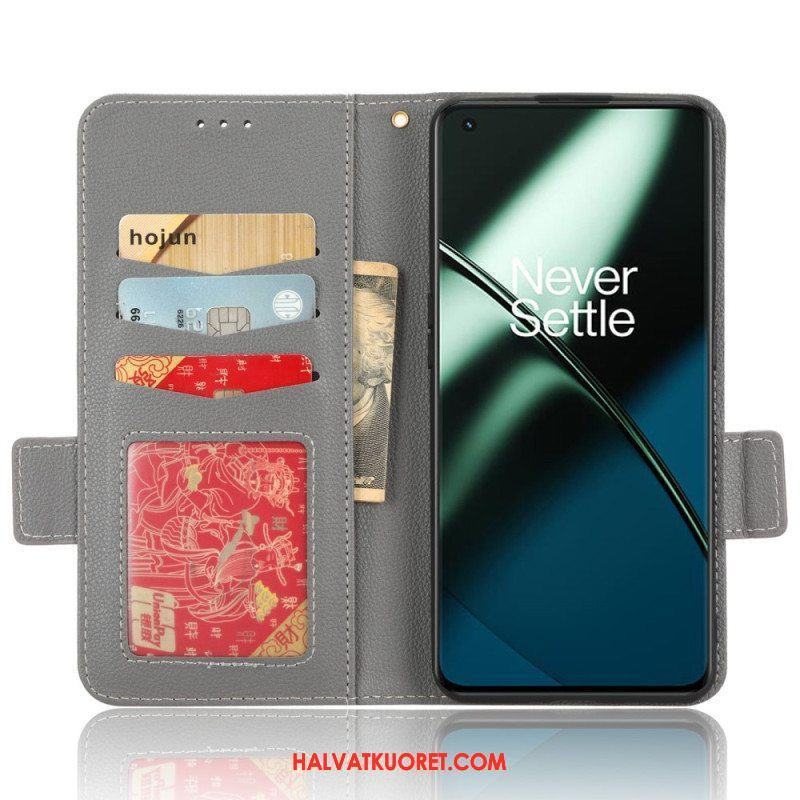 Flip Case OnePlus 11 5G Kotelot Flip Flap Double Uusia Värejä