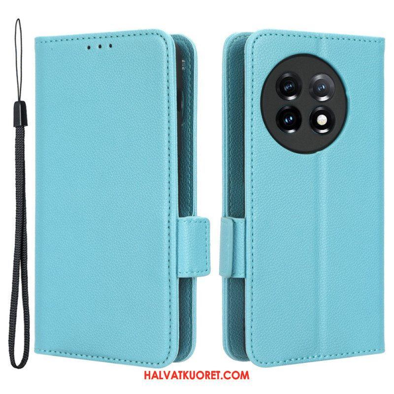 Flip Case OnePlus 11 5G Kotelot Flip Flap Double Uusia Värejä