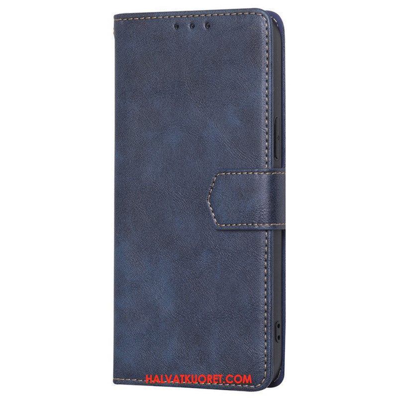 Flip Case OnePlus Nord 2T 5G Rfid-nahkaefekti