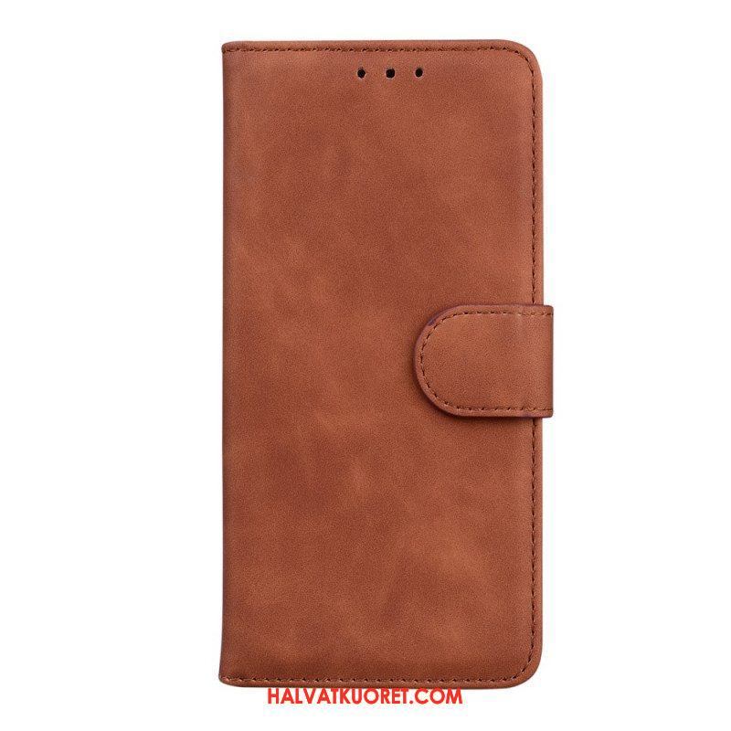 Flip Case OnePlus Nord CE 2 5G Keinonahka Pastelli