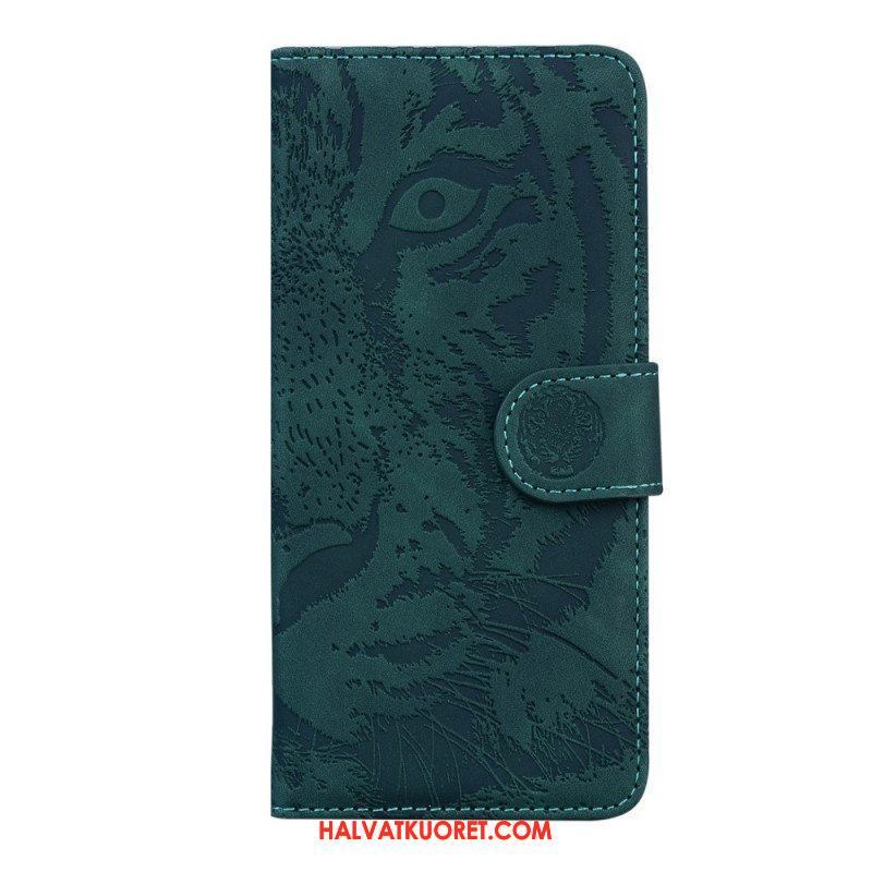 Flip Case OnePlus Nord CE 2 5G Naamioitu Tiikeri