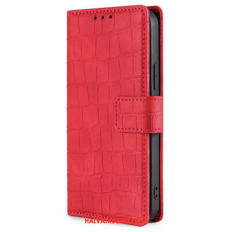 Flip Case OnePlus Nord CE 2 Lite 5G Krokotiilin Ihotyyli