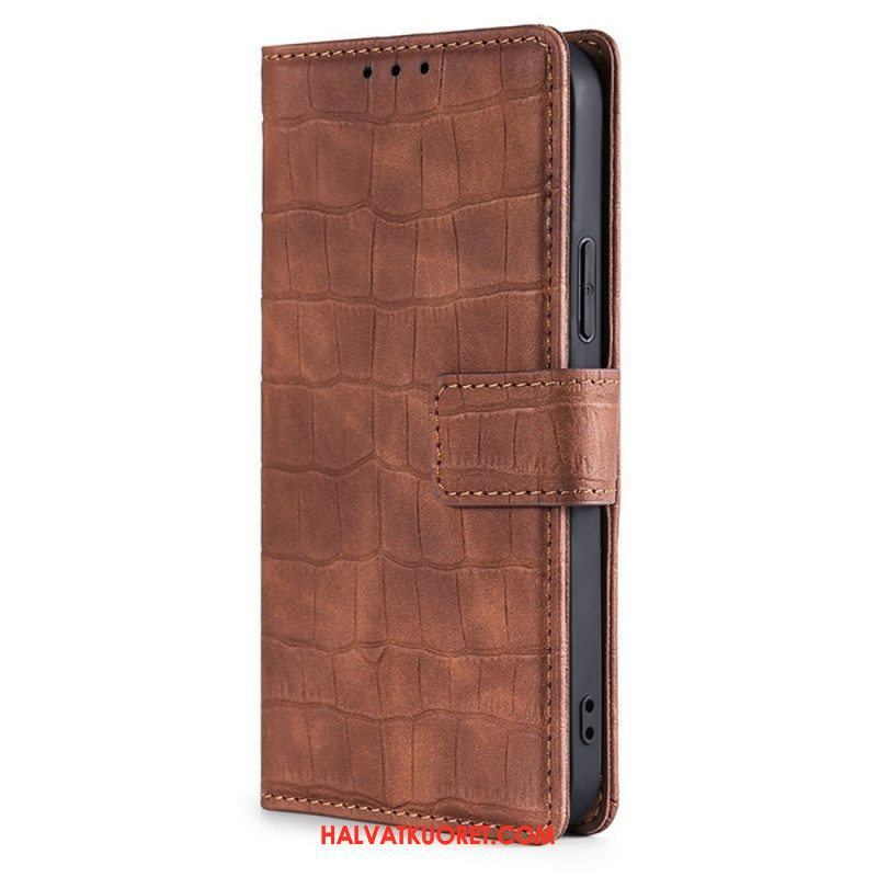 Flip Case OnePlus Nord CE 2 Lite 5G Krokotiilin Ihotyyli