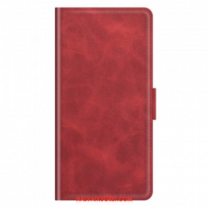 Flip Case Oppo Reno 6 5G Kaksoissulkeminen