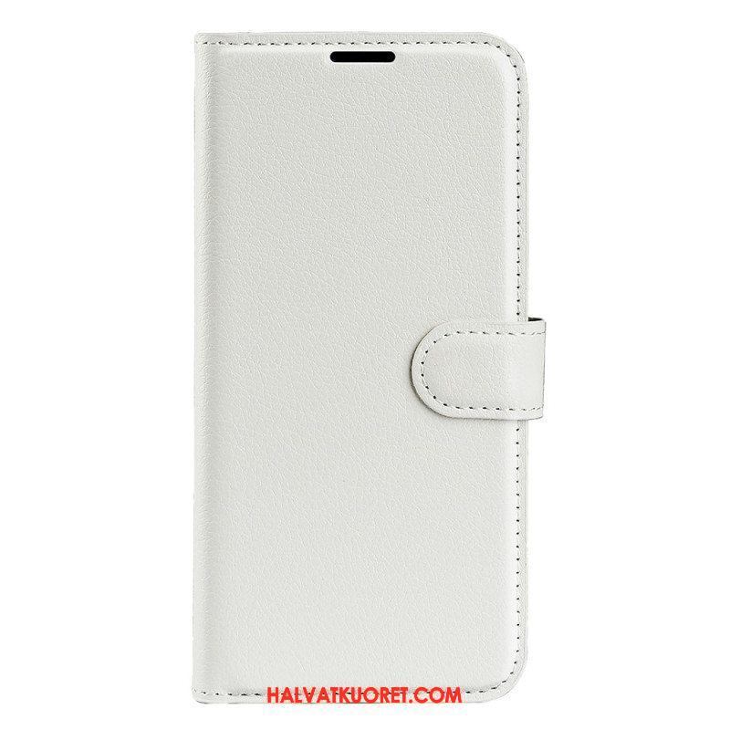 Flip Case Samsung Galaxy A14 / A14 5G Klassinen Keinonahka