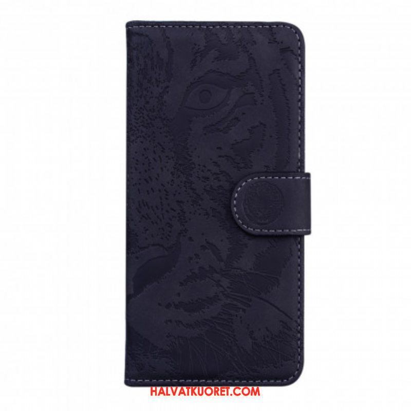 Flip Case Samsung Galaxy A52 4G / A52 5G / A52s 5G Tiger-kasvoprintti