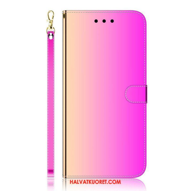 Flip Case Samsung Galaxy A53 5G Keinonahkainen Peilin Kansi