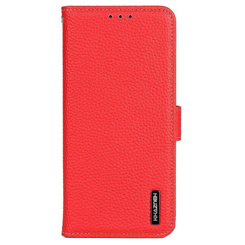 Flip Case Samsung Galaxy M13 Khazneh Litsi Nahka