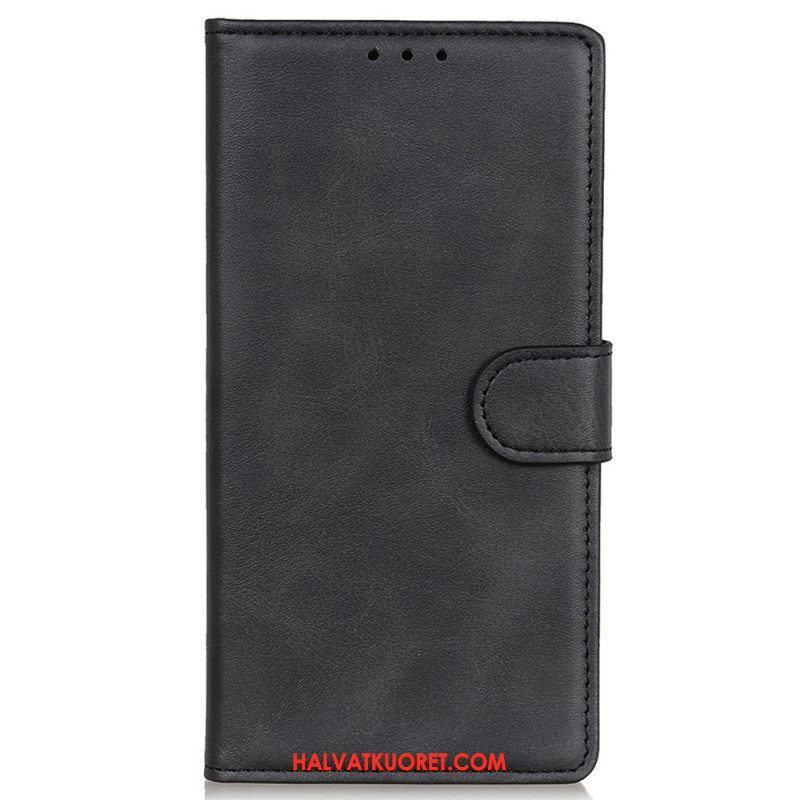 Flip Case Samsung Galaxy M13 Matta Keinonahka