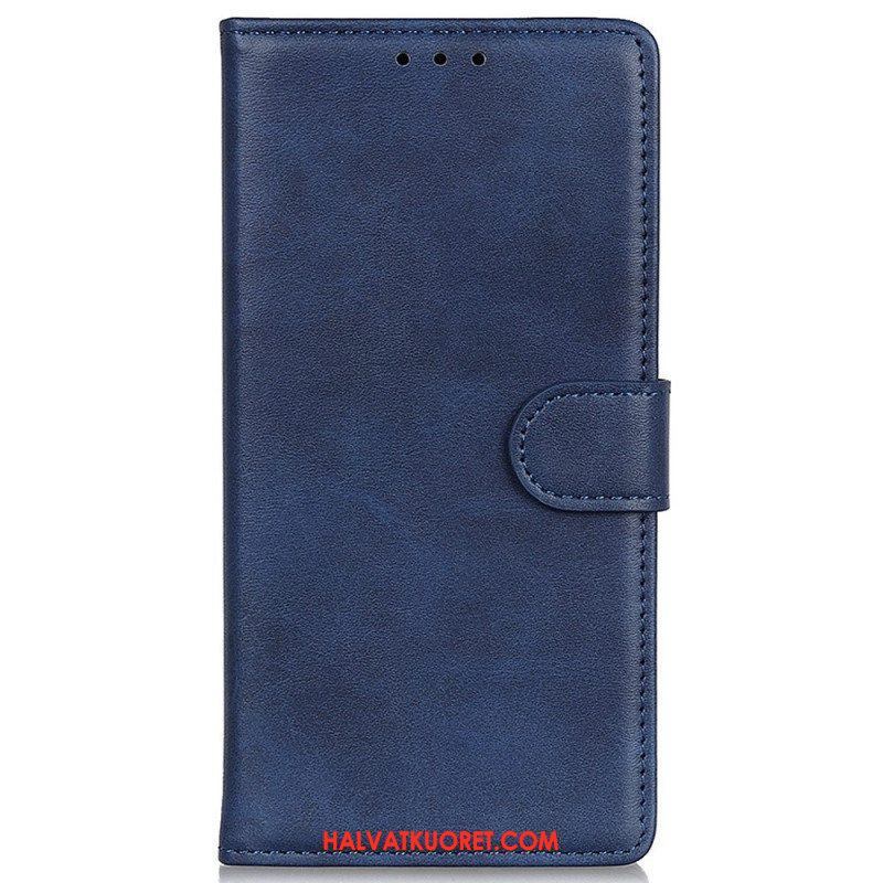 Flip Case Samsung Galaxy M13 Matta Keinonahka