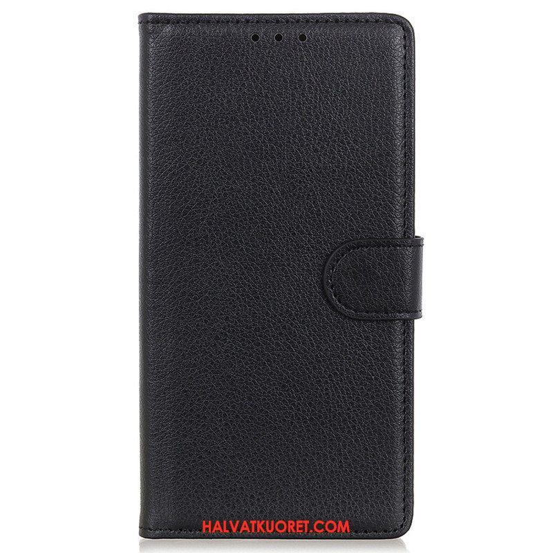 Flip Case Samsung Galaxy M13 Perinteinen Keinonahka