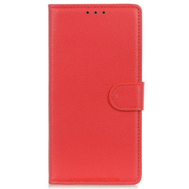 Flip Case Samsung Galaxy M13 Perinteinen Keinonahka