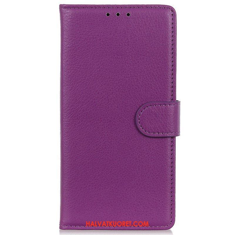 Flip Case Samsung Galaxy M13 Perinteinen Keinonahka