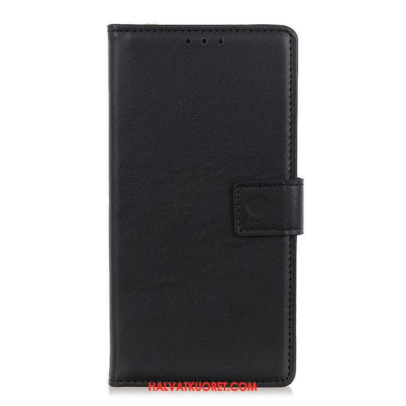 Flip Case Samsung Galaxy M13 Tavallista Keinonahkaa