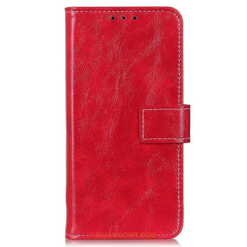 Flip Case Samsung Galaxy M23 5G Kiiltävä Tekonahka