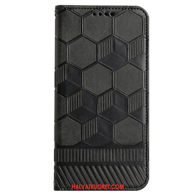 Flip Case Samsung Galaxy S23 5G Jalkapallon Kuvio