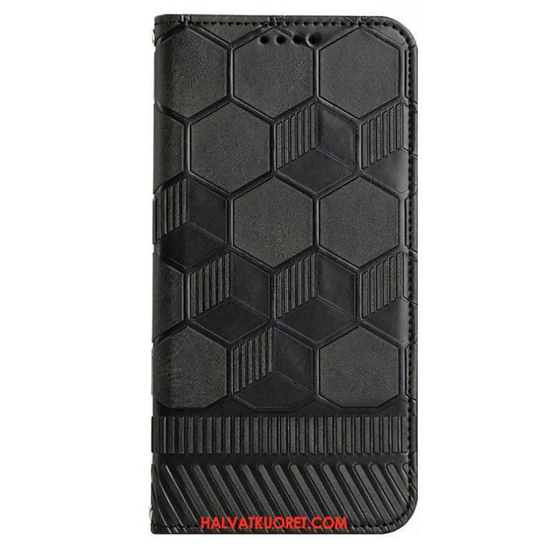 Flip Case Samsung Galaxy S23 5G Jalkapallon Kuvio