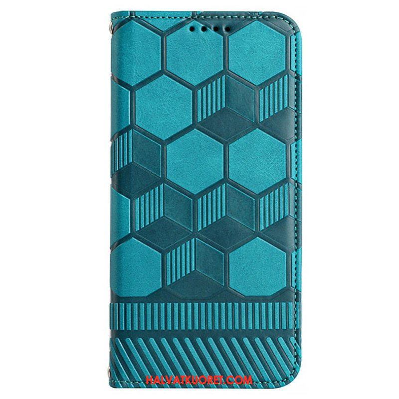 Flip Case Samsung Galaxy S23 5G Jalkapallon Kuvio