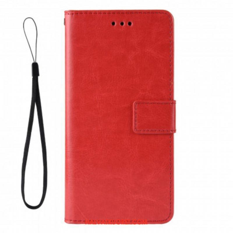 Flip Case Samsung Galaxy Z Fold 3 5G Näyttävä Keinonahka