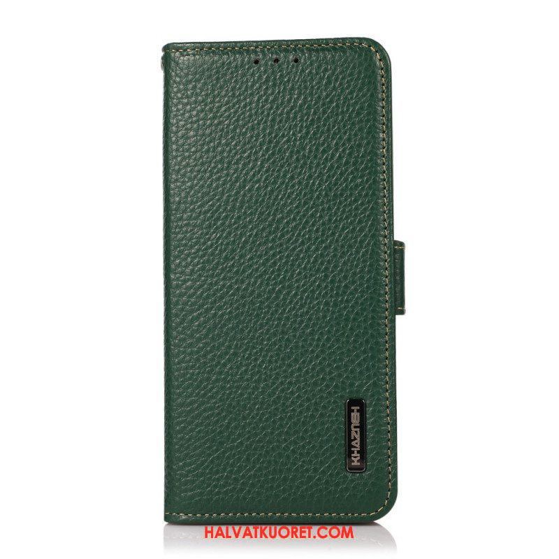 Flip Case Sony Xperia 1 IV Litsi Nahka Khazneh Rfid