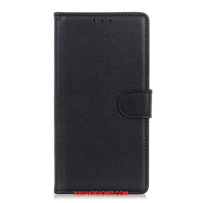 Flip Case Sony Xperia 1 IV Perinteinen Litchi Faux Leather