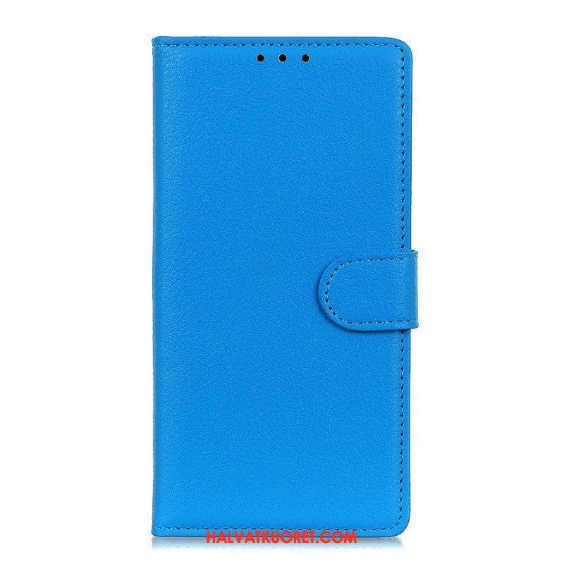 Flip Case Sony Xperia 1 IV Perinteinen Litchi Faux Leather