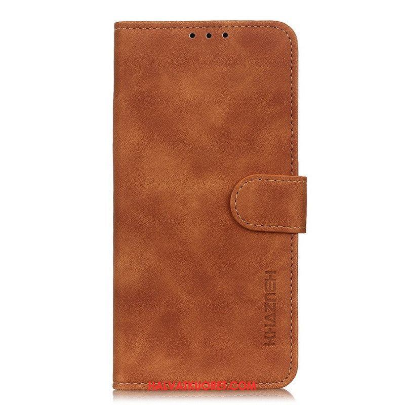 Flip Case Sony Xperia 10 IV Khazneh Vintage Nahkaefekti