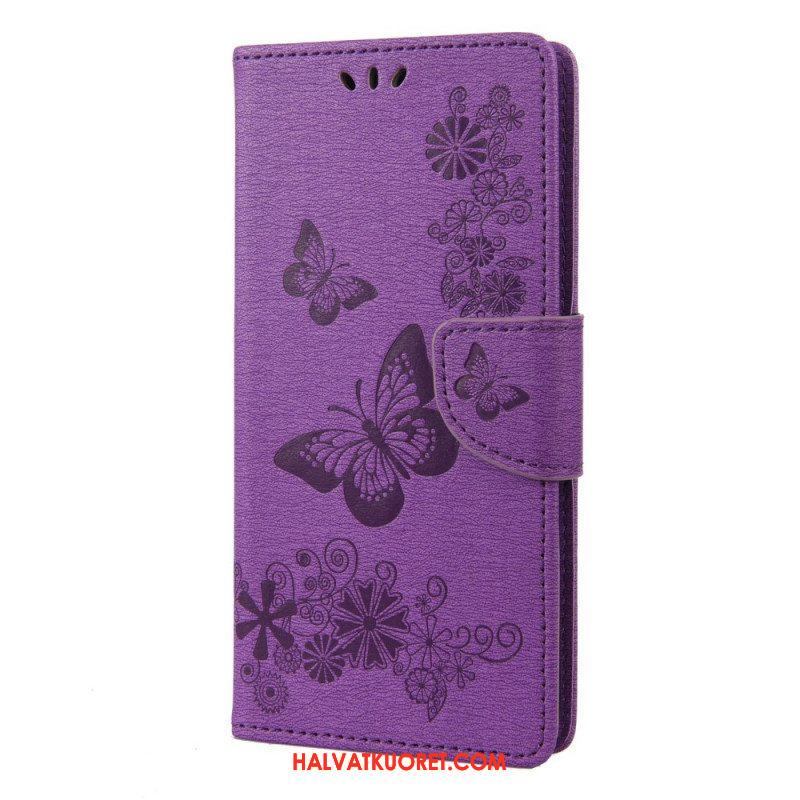 Flip Case Sony Xperia 10 IV Perhosia Lennossa