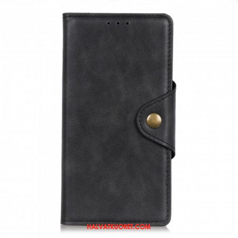 Flip Case Sony Xperia 5 III Keinonahkainen Nappi