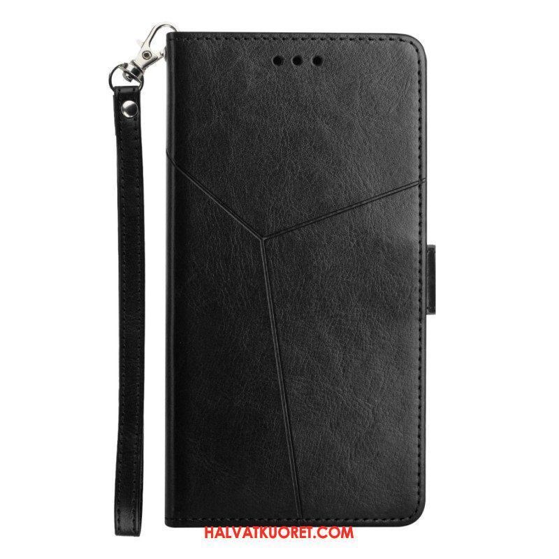 Flip Case Xiaomi 13 Lite Suojaketju Kuori Y Strappy Design