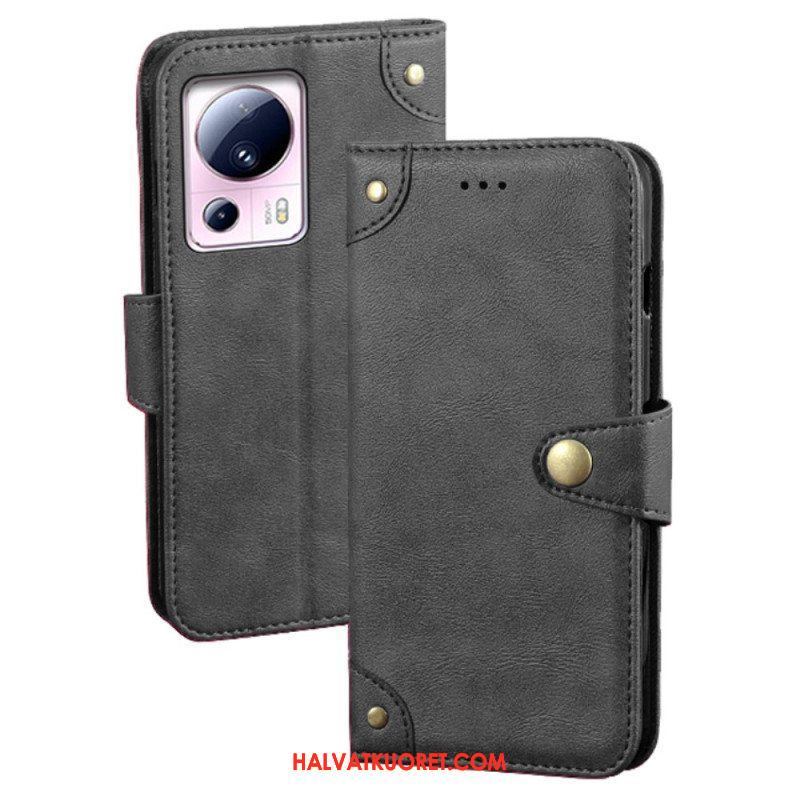 Flip Case Xiaomi 13 Lite Vintage Idewei