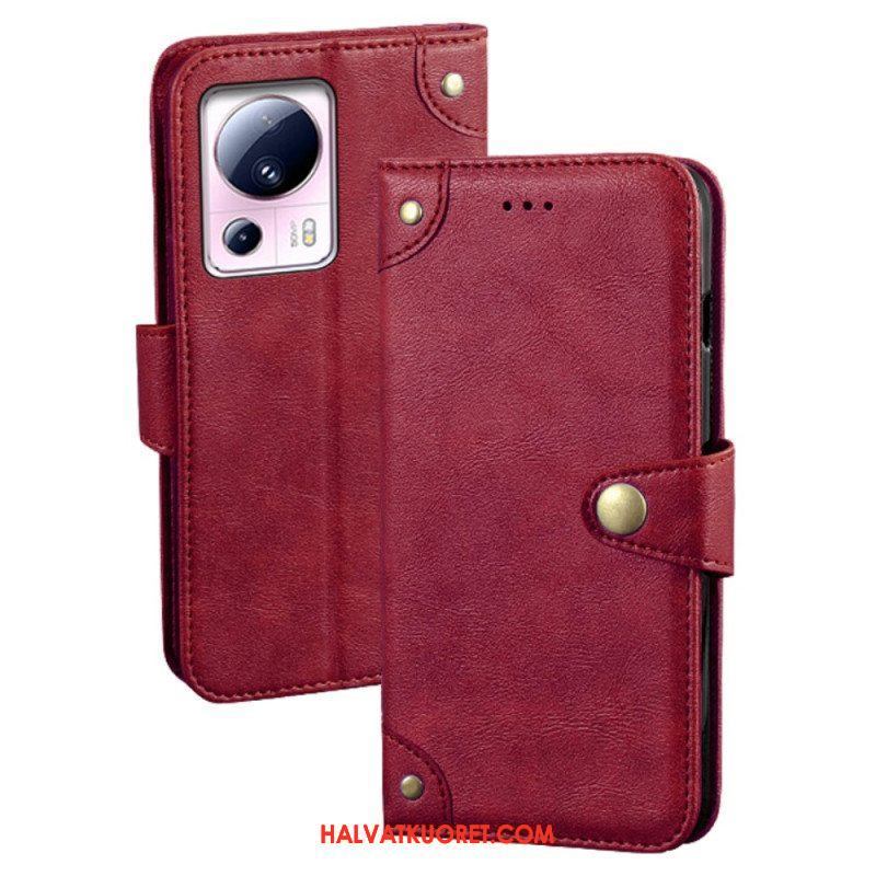 Flip Case Xiaomi 13 Lite Vintage Idewei