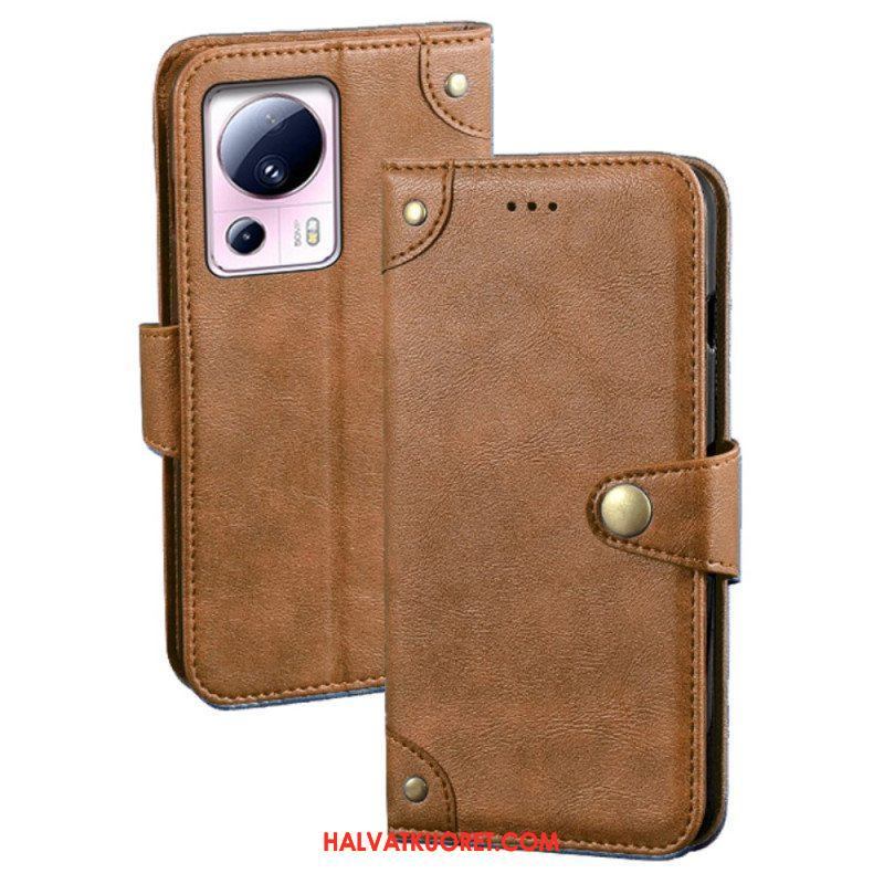 Flip Case Xiaomi 13 Lite Vintage Idewei