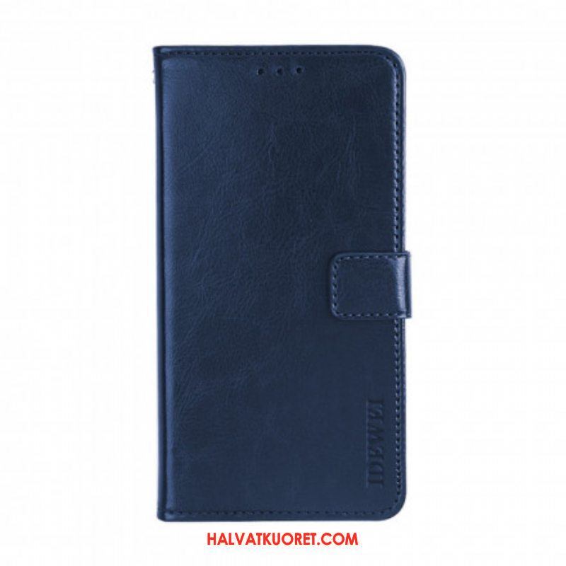 Flip Case Xiaomi Redmi Note 10 Pro Nahkajäljitelmä Idewei