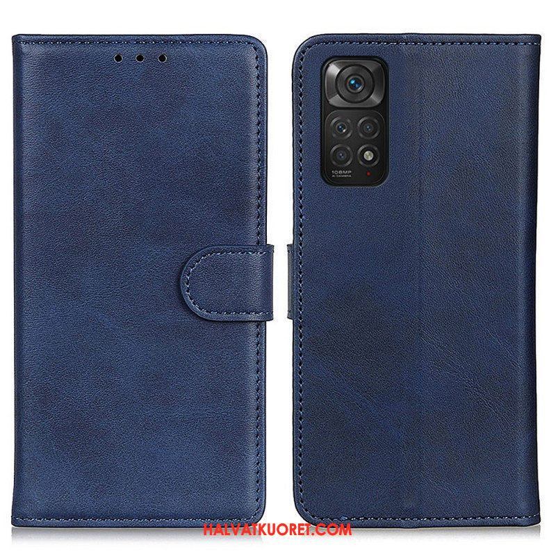 Flip Case Xiaomi Redmi Note 11 / 11S Retro Mattanahkaefekti