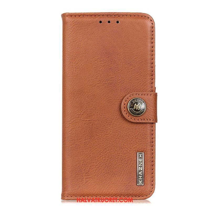 Flip Case Xiaomi Redmi Note 11 Pro / 11 Pro 5G Keinonahka Khazneh