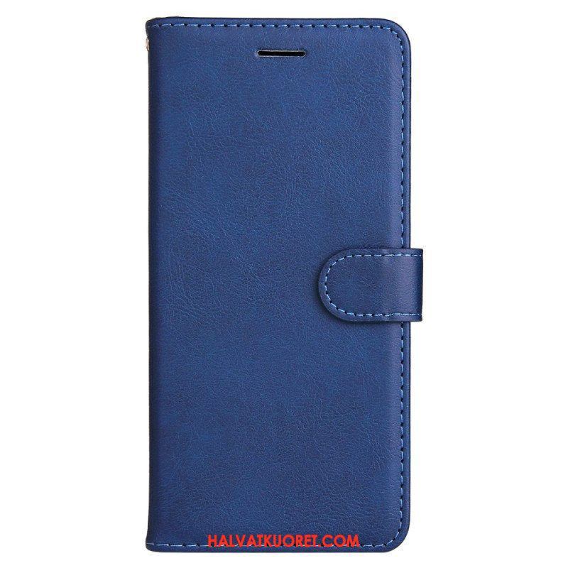 Flip Case Xiaomi Redmi Note 12 5G Suojaketju Kuori Tavallinen Hihnalla