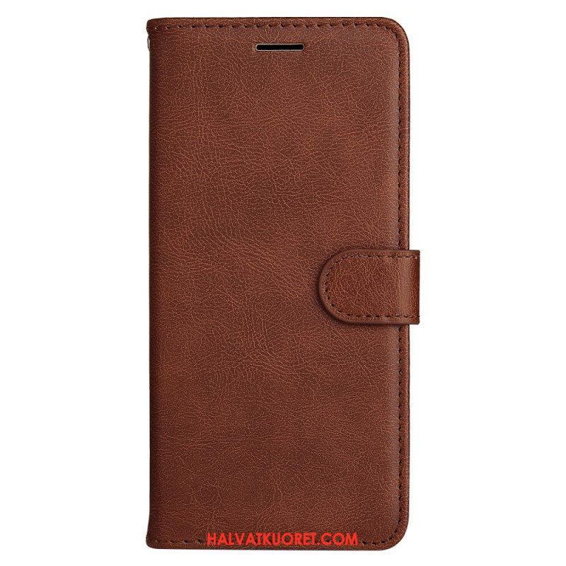 Flip Case Xiaomi Redmi Note 12 5G Suojaketju Kuori Tavallinen Hihnalla