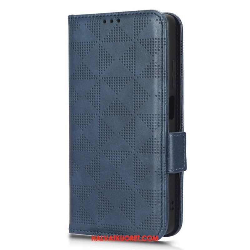 Flip Case Xiaomi Redmi Note 12 Pro Plus Kolmiot Kaulanauhalla