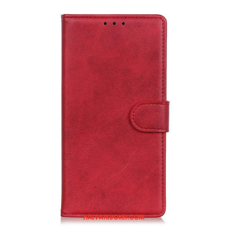 Flip Case Xiaomi Redmi Note 12 Pro Plus Matta Keinonahka